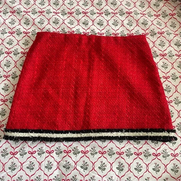 Alice + Olivia Rubi Tweed Micro Mini Skirt - Picture 3 of 5